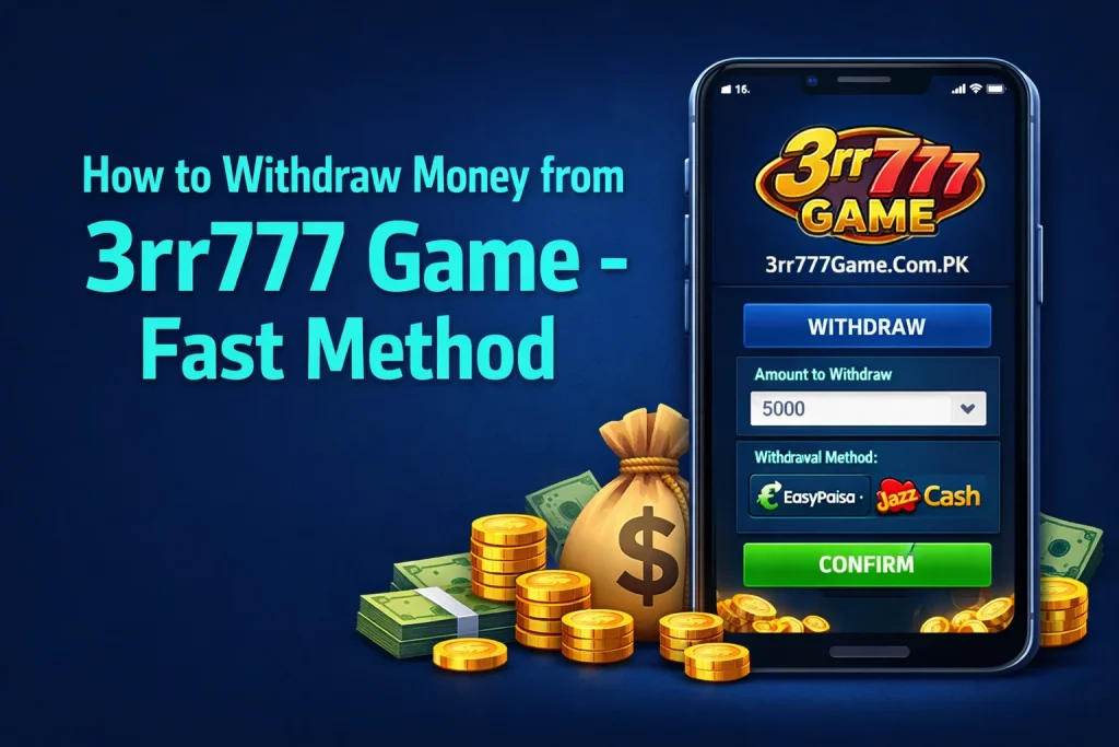 How to Withdraw Money from 3rr777 Game